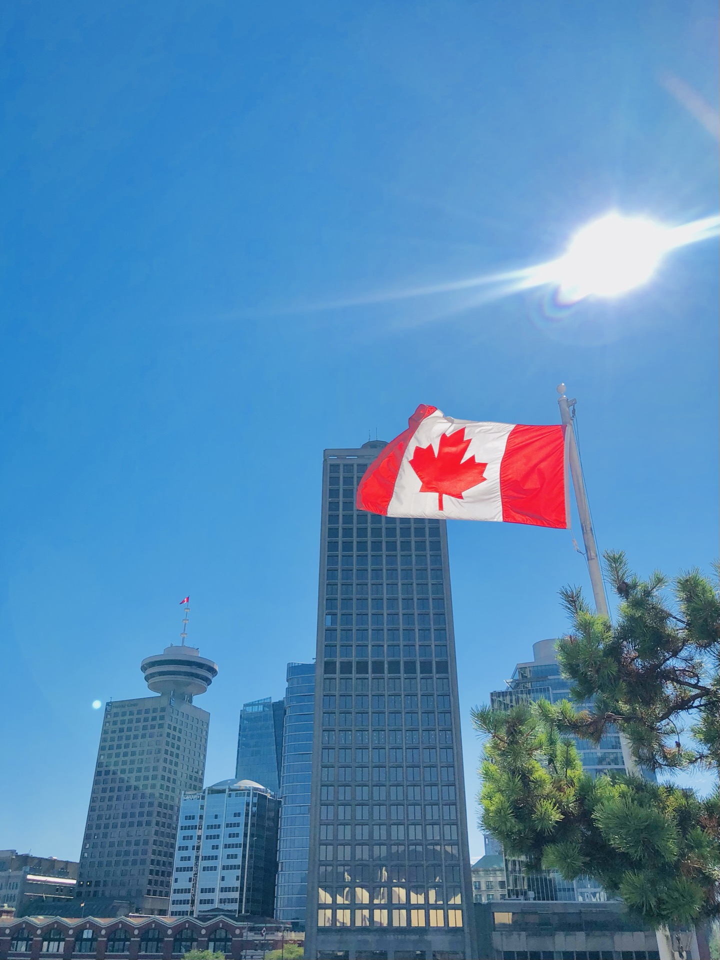 Canadian Flag Vancouver